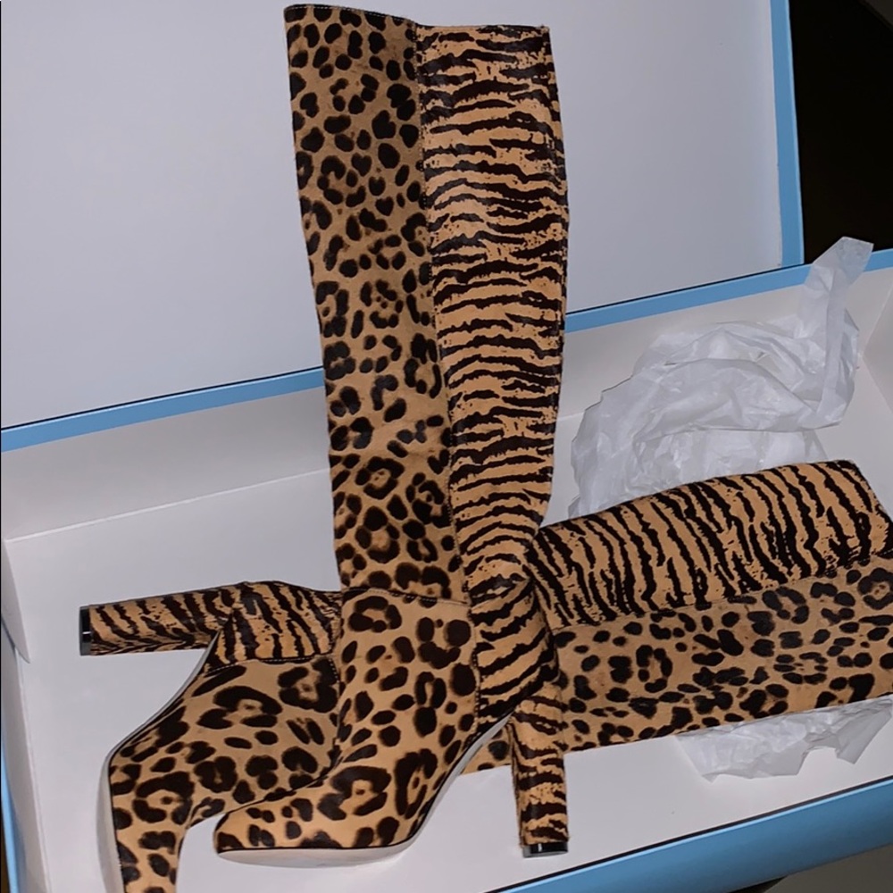 Antonio melani leopard print boots